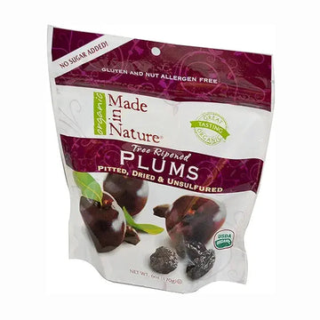 Made In Nature Tree Ripened Plums - 6 oz