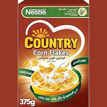 Nestle Country Corn Flakes Breakfast Cereal Pack, 375g