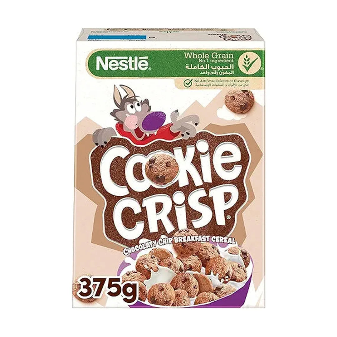 Nestle Cookie Crisp Chocolate Chip Breakfast Cereal Pack, 375g