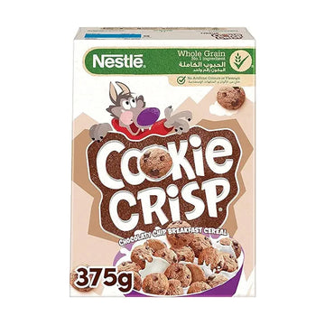 Nestle Cookie Crisp Chocolate Chip Breakfast Cereal Pack, 375g