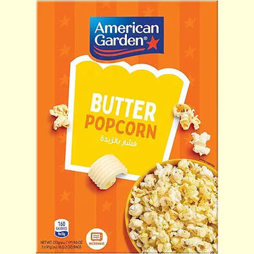 American Garden Microwave Hot & Spicy Popcorn, 273 g