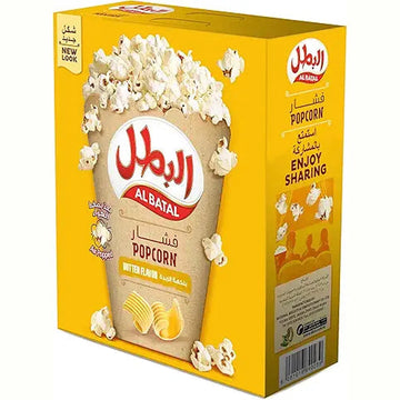Al Batal Butter Popcorn, 10 X 23g - Pack of 1
