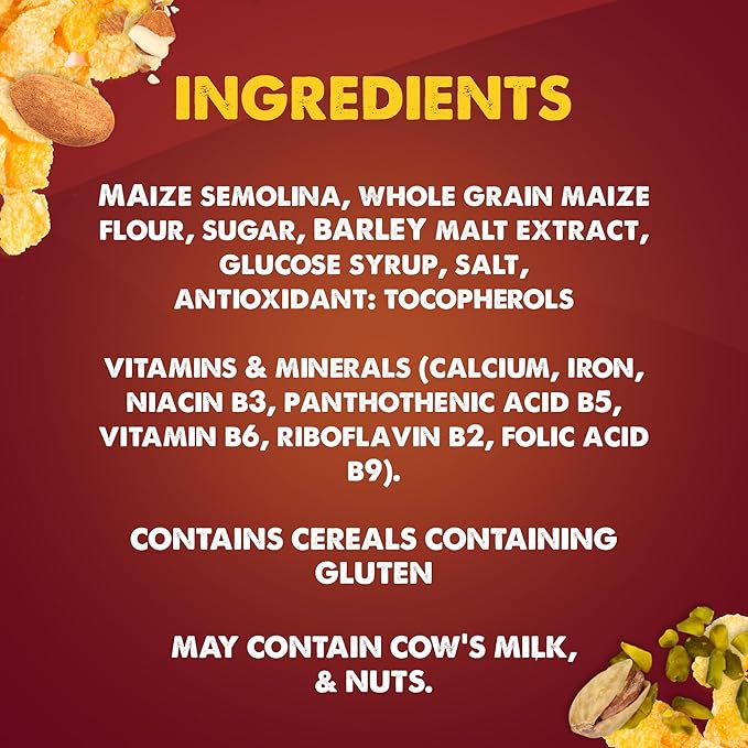 Nestle Country Corn Flakes Breakfast Cereal Pack, 375g