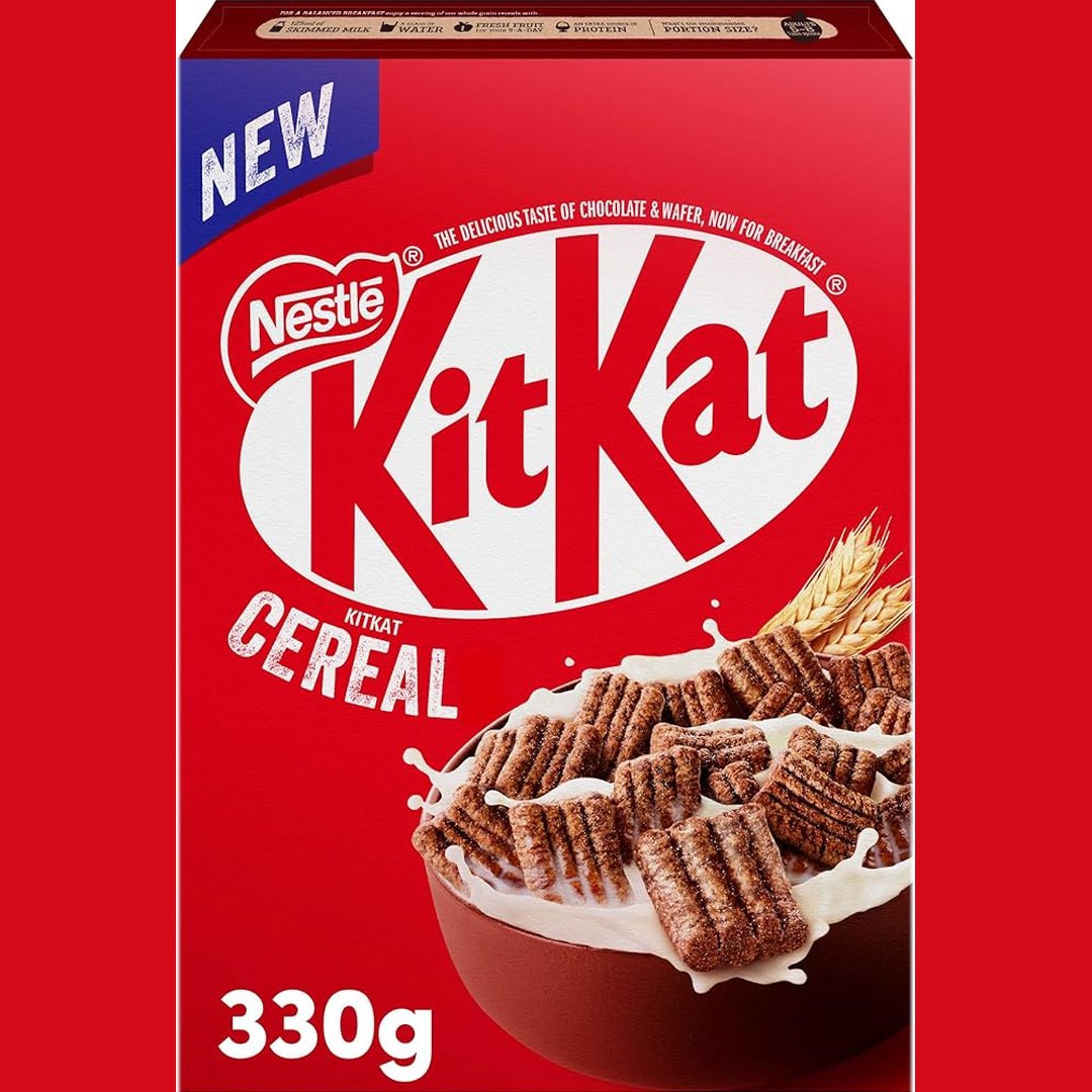 Nestlé Kitkat Chocolate and Wafer Breakfast Cereal, Pack, 330g