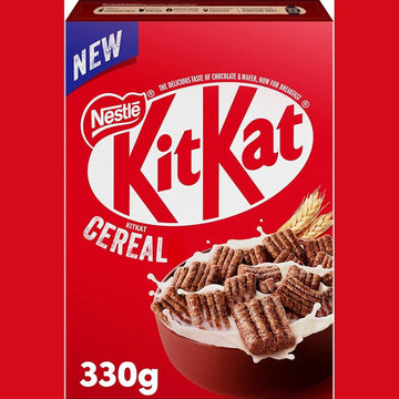 Nestlé Kitkat Chocolate and Wafer Breakfast Cereal, Pack, 330g