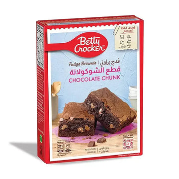 Betty Crocker Chocolate Chunk Supreme Brownie Mix, 500G - Pack Of 1