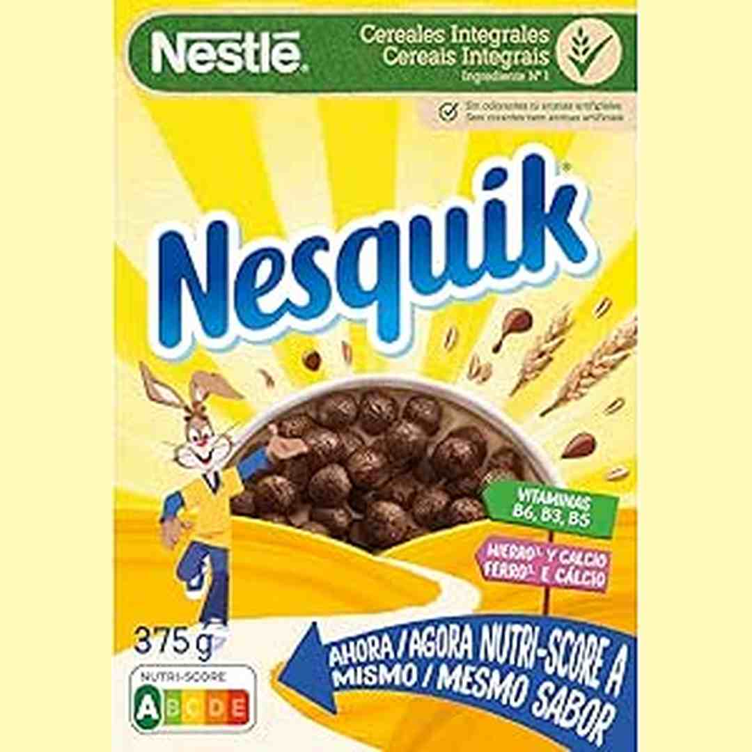 Nesquik Chocolate Flavoured Cereals, 375G - Pack of 1