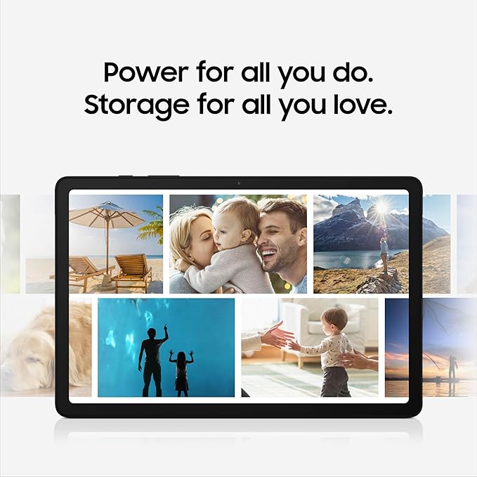 Samsung Galaxy Tab A9+ Plus 11” 128GB Android Tablet, Big Screen, Quad Speakers, Upgraded Chipset, Multi Window Display, Slim, Light, Durable, Kids Friendly Design, US Version, 2024, Graphite