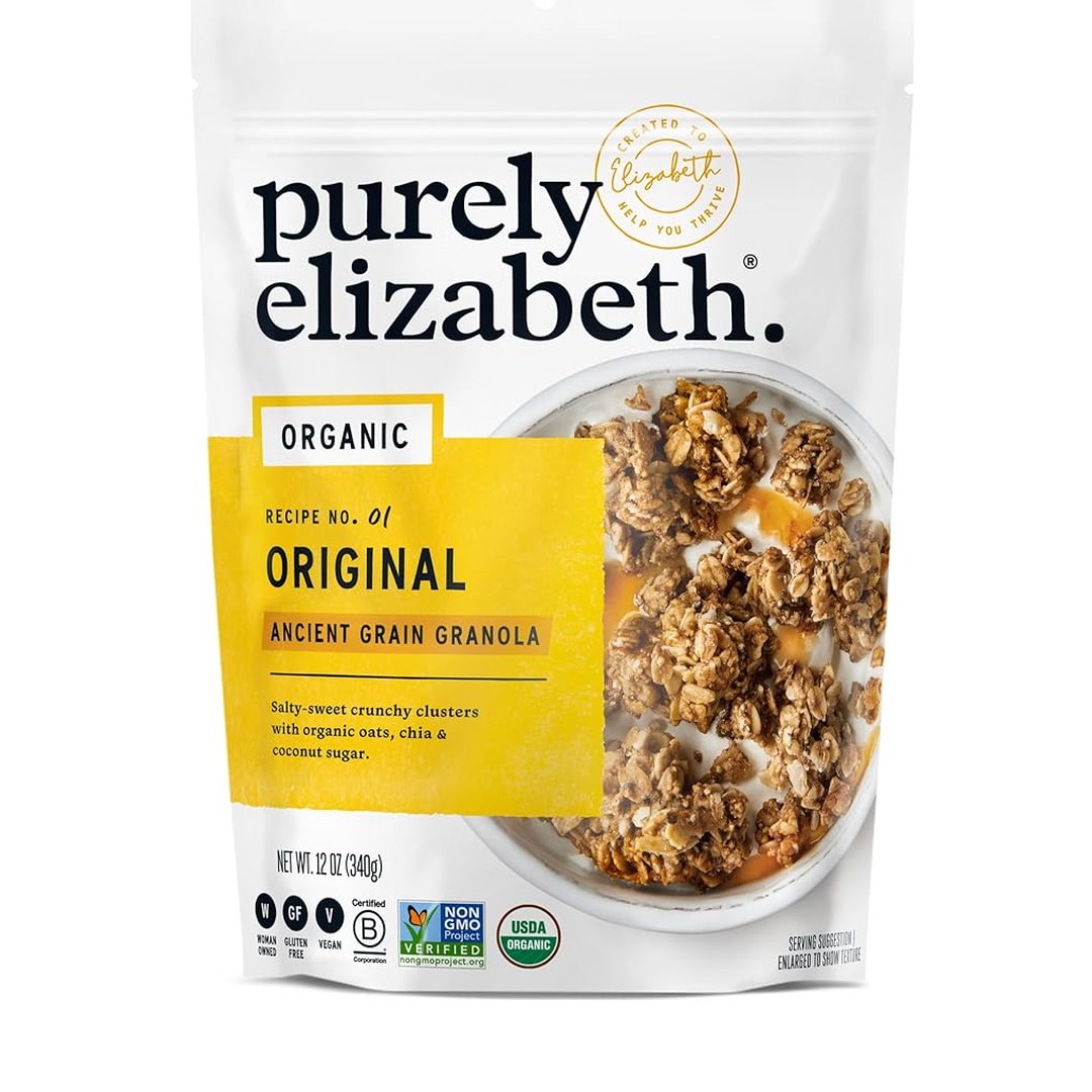Purely Elizabeth, Organic Original, Ancient Grain Granola, Gluten-Free, Non-GMO (12oz Bag)