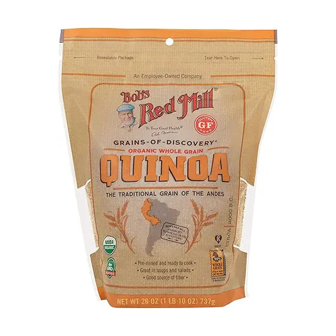 Bob's Red Mill Organic Whole Grain Quinoa Gluten Free - 737 g