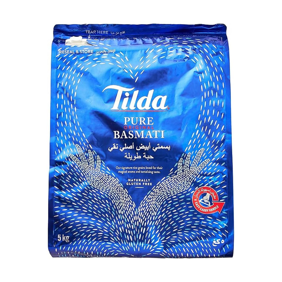 Tilda Pure Basmati Rice, 5kg (White)