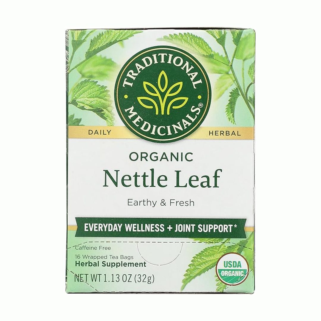 Traditional Medicinals Organic Nettle Leaf Herbal Tea to Support Joint Health and Overall Wellness (16 Tea Bags)