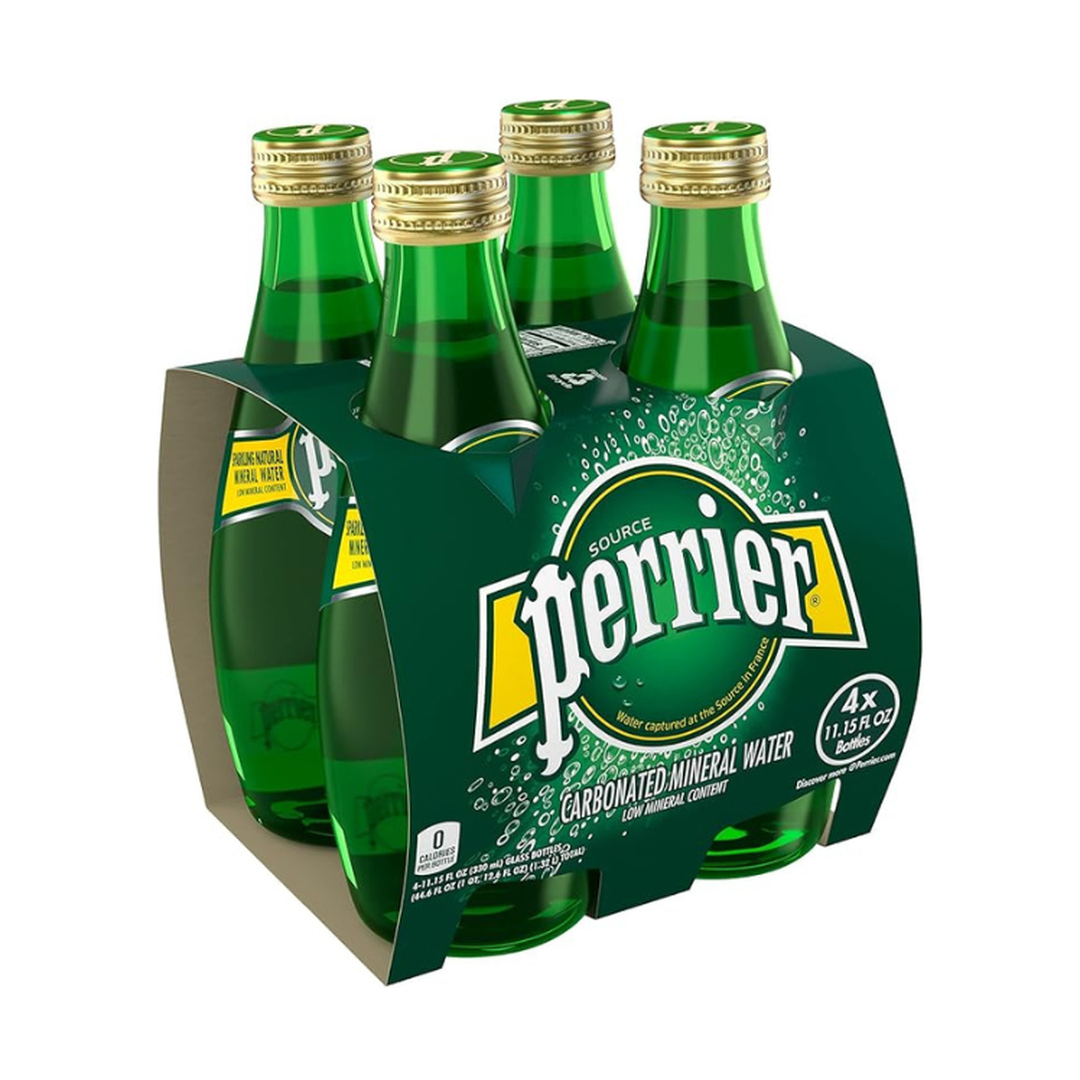 Perrier sparkling mineral water - 4 x 330 ml