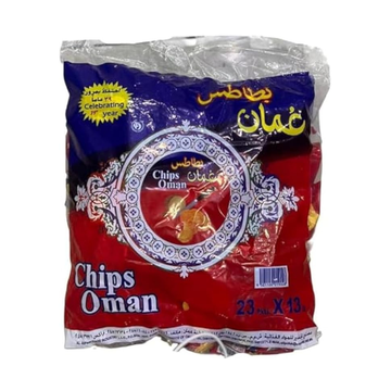 Oman Chips Potato Chilli Flavor - 23x13g