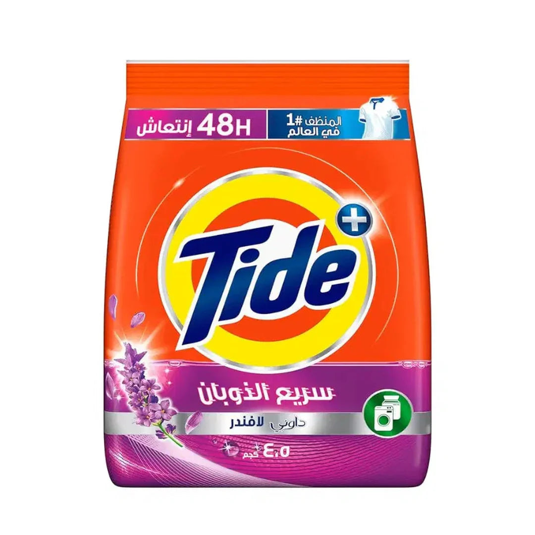 Tide, Automatic Lavender Laundry Detergent Powder for Maximum Whiteness, 4.5Kg